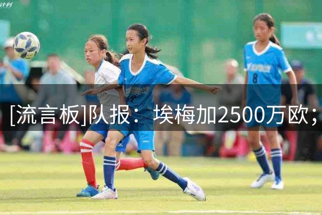 [流言板]队报：埃梅加2500万欧；巴尔科3500万欧但切尔西迟迟未官宣